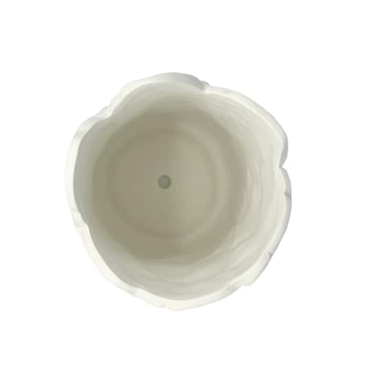 7.5" Tall Embossed Leaf DIY Ceramic Vase by Make Market®